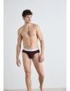 Slip Calvin Klein -3 Pack- Modern Cotton Stretch (Gris, Negro y Granate)