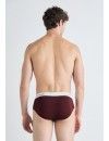 Slip Calvin Klein -3 Pack- Modern Cotton Stretch (Gris, Negro y Granate)