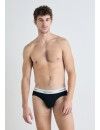 Slip Calvin Klein -3 Pack- Modern Cotton Stretch (Gris, Negro y Granate)