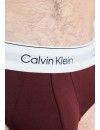 Slip Calvin Klein -3 Pack- Modern Cotton Stretch (Gris, Negro y Granate)