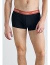 Boxer Calvin Klein Básico -3 Pack- (Preto com Cintura Branca)
