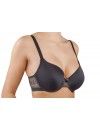 Sujetador con aros y relleno negro, Olga C -Selene-