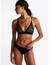 Braga Bikini Tommy Hilfiger Encaje (Granate)