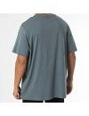 Camiseta Calvin Klein 100% Algodón Logo Bordado (Gris)