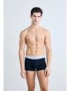 Boxer Tommy Hilfiger -3 Pack- Assinatura Cotton Essentials (Azul, Marinho e Fantasia)