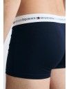 Boxer Tommy Hilfiger -3 Pack- Assinatura Cotton Essentials (Azul, Marinho e Fantasia)
