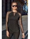 Camiseta Janira Manga Longa Greta 1122 (Preto)
