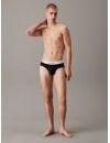 Slip Calvin Klein -3 Pack- Modern Cotton Stretch (Cinza, Marinho e Berinjela)