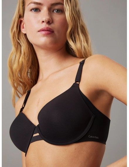 Sujetador Calvin Klein Invisible Lightly Lined (Negro)
