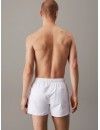 Bañador Corto Calvin Klein CK Monogram (Blanco)