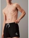 Bañador Corto Calvin Klein CK Monogram (Negro)