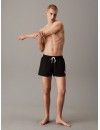 Bañador Corto Calvin Klein CK Monogram (Negro)