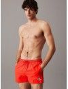 Bañador Corto Calvin Klein CK Monogram (Rojo)