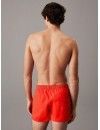 Bañador Corto Calvin Klein CK Monogram (Rojo)