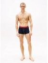 Boxer Tommy Hilfiger -3 Pack- Assinatura Cotton Essentials (Azul, Marinho e Fantasia)