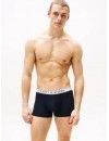 Boxer Tommy Hilfiger -3 Pack- Assinatura Cotton Essentials (Azul, Marinho e Fantasia)
