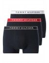 Boxer Tommy Hilfiger -3 Pack- Assinatura Cotton Essentials (Azul, Marinho e Fantasia)