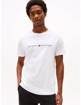 Camiseta Tommy Hilfiger Original com Logo (Azul)