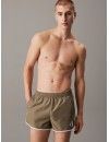 Bañador Deportivo Corto Calvin Klein CK Monogram (Verde)