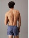 Bañador Deportivo Corto Calvin Klein CK Monogram (Gris)