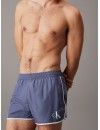 Bañador Deportivo Corto Calvin Klein CK Monogram (Gris)