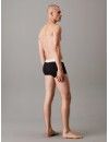 Bóxer Calvin Klein -3 Pack- Icon Cotton Stretch (Negro Cint. Azul, Gris y Roja)