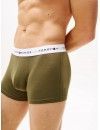 Boxer Tommy Hilfiger -3 Pack- Assinatura Cotton Essentials (Azul, Marinho e Fantasia)
