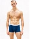Boxer Tommy Hilfiger -3 Pack- Assinatura Cotton Essentials (Azul, Marinho e Fantasia)