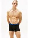 Boxer Tommy Hilfiger -3 Pack- Assinatura Cotton Essentials (Azul, Marinho e Fantasia)