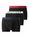 Boxer Tommy Hilfiger -3 Pack- Assinatura Cotton Essentials (Azul, Marinho e Fantasia)