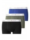 Boxer Tommy Hilfiger -3 Pack- Assinatura Cotton Essentials (Azul, Marinho e Fantasia)