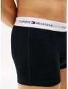 Boxer Tommy Hilfiger -3 Pack- Assinatura Cotton Essentials (Azul, Marinho e Fantasia)