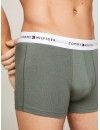 Boxer Tommy Hilfiger -3 Pack- Assinatura Cotton Essentials (Azul, Marinho e Fantasia)