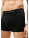 Boxer Tommy Hilfiger -3 Pack- Assinatura Cotton Essentials (Azul, Marinho e Fantasia)