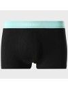 Bóxer Calvin Klein -3 Pack- Cotton Stretch (Negro Cint. Azul, Gris y Turquesa)