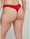Braguita Bikini Gisela Brasilena de Corte en V (Rojo)