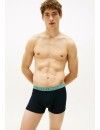 Boxer Tommy Hilfiger -3 Pack- Assinatura Cotton Essentials (Azul, Marinho e Fantasia)