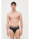 Slip Calvin Klein -3 Pack- Intense Power Cotton (Negro Logo Multicolor)
