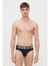 Slip Calvin Klein -3 Pack- Intense Power Cotton (Negro Logo Multicolor)