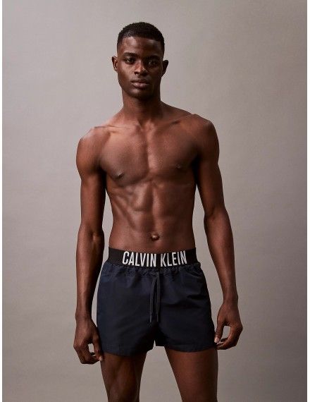 Bañador Calvin Klein Intense Power Logo Cinturilla (Marino)