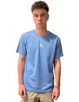 Camiseta Calvin Klein M/C Algodón (Azu)