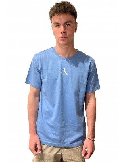 Camiseta Calvin Klein M/C Algodón (Azu)
