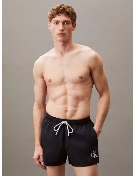 Bañador Corto Calvin Klein CK Monogram (Marino)