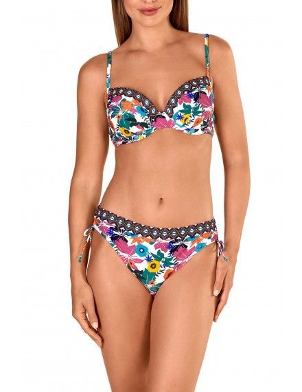 Biquíni Tamouré com Aros Estampado Floral (Multicolor)
