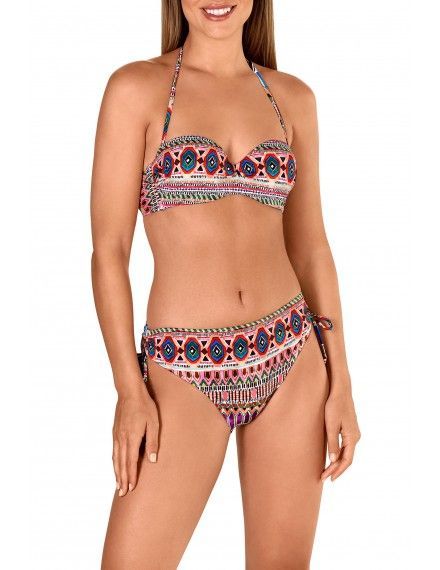 Biquíni Tamouré com Aros Estampado Floral (Multicolor)