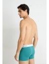 Bóxer Calvin Klein Icon -3 Pack- Cotton Stretch (Negro Cint. Azul, Gris y Roja)
