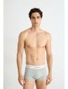 Bóxer Calvin Klein Icon -3 Pack- Cotton Stretch (Negro Cint. Azul, Gris y Roja)