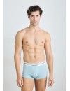Bóxer Calvin Klein Icon -3 Pack- Cotton Stretch (Negro Cint. Azul, Gris y Roja)