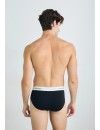 Slip Calvin Klein Icon -3 Pack- Cotton Stretch (Negro Cint. Multicolor)