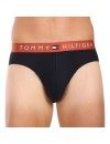 Slip Tommy Jeans -3 Pack- Original 1985 (Preto, Cinza e Azul Claro)